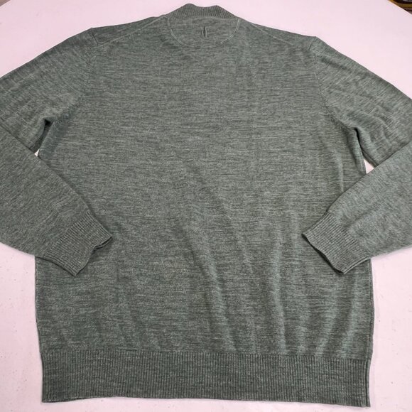 Johnnie O XL Moss Green Half-Zip Sweater Raynor Style Slim Fit - Picture 7 of 7